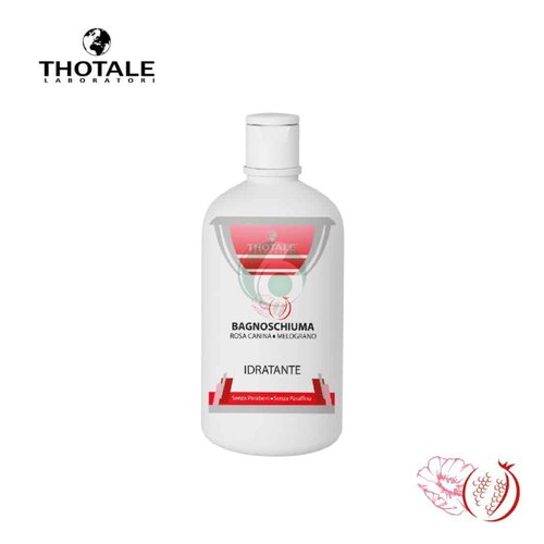 THOTALE Bagnoschiuma Rosa & Melo 500 ml – Delicato e Profumato, Idratante Quotidiano
