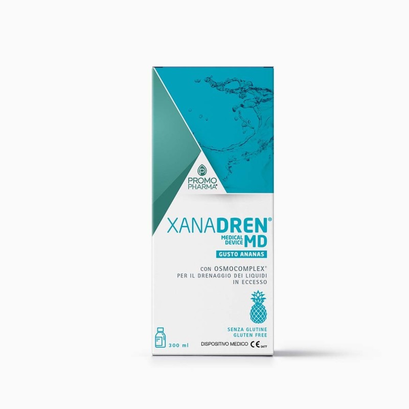 Xanadren MD Ananas – Integratore Drenante e Depurativo, 300 ml
