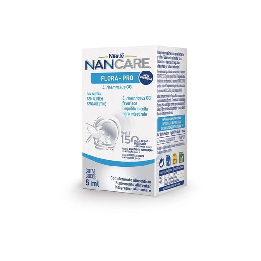 NANCARE Flora Pro Gocce 5 ml – Fermenti Lattici per Lattanti e Bambini