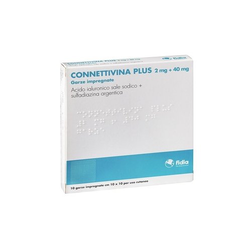 CONNETTIVINA PLUS*10GARZE10x10