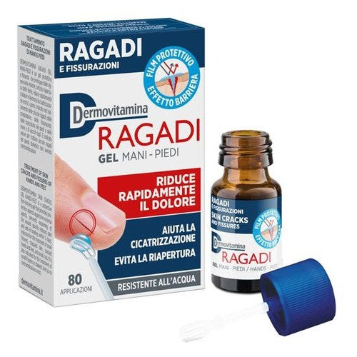 Dermovitamina Ragadi Gel Mani‑Piedi 7 ml – Film Protettivo e Cicatrizzante