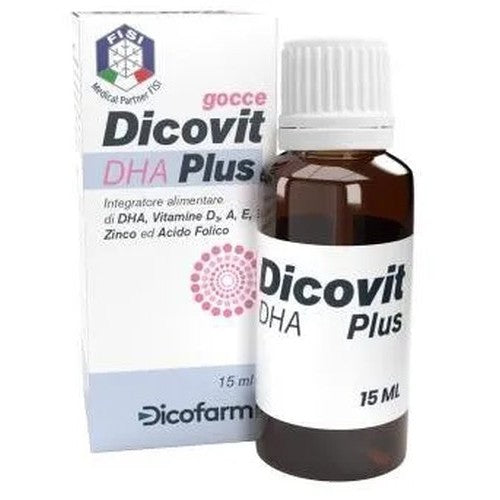Dicovit Plus Gocce 15 ml – Integratore Multivitaminico per Neonati e Bambini