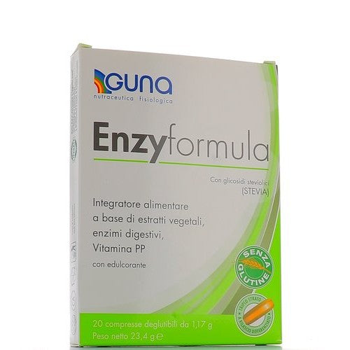Enzyformula – Enzimi Digestivi e Fitocomplessi per la Digestione, 20 Compresse