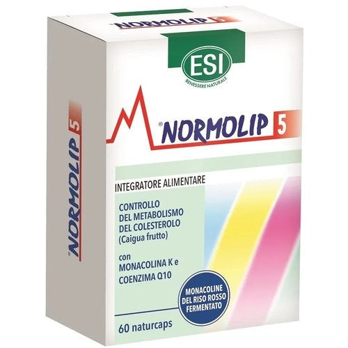 ESI Normolip 5 60 Capsule – Integratore Naturale per il Colesterolo