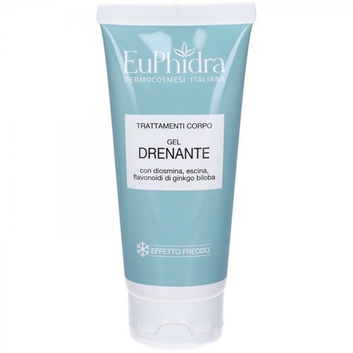 Euphidra Gel Drenante Freddo 100 ml – Sollievo Gambe Pesanti e Gonfie