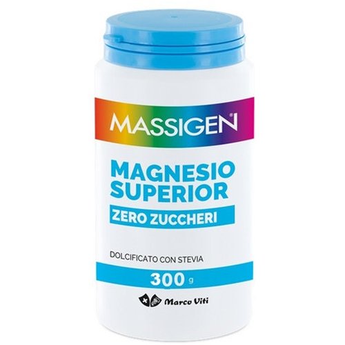 Massigen Magnesio Superior PROMO 300 g – Contro Stanchezza e Crampi Muscolari