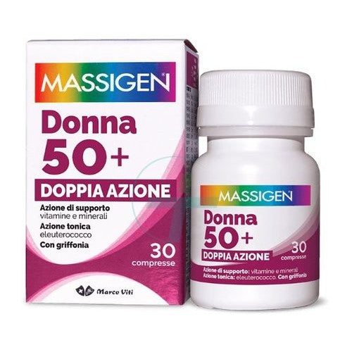 Massigen Multivit D 50+ 30 compresse – vitamine Donna 50+