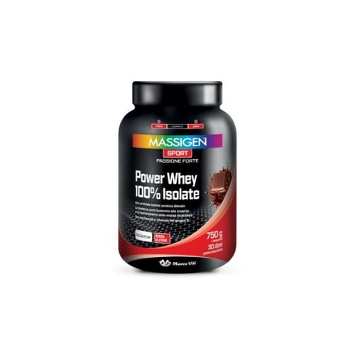 Massigen Sport PW Isolato Cacao – Integratore Proteico Post Workout, 500 g