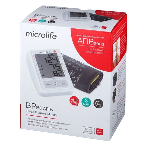 Microlife B3 AFIB – Misuratore di Pressione Braccio con Rilevazione Fibrillazione Atriale