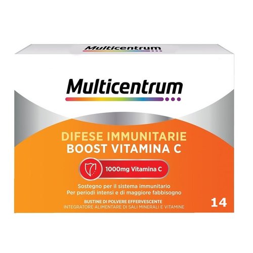 Multicentrum Difese Immunitarie 14 Bustine – Integratore con Vitamina C e Zinco