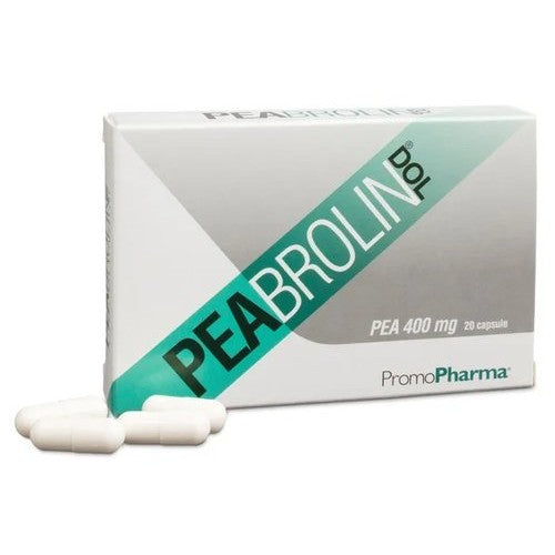 Peabrolin Dol – Integratore per Dolore e Infiammazione con PEA e Curcuma, 20 Capsule