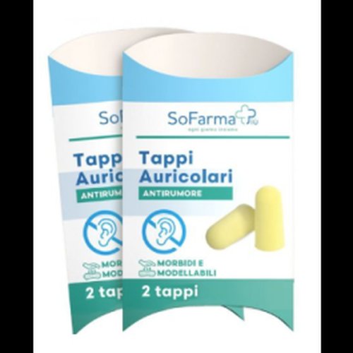 Tappi Auricolari Sofarmapi 2 Pezzi – Protezione Acustica e Antiacqua