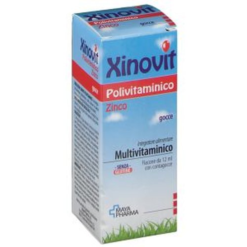 Xinovit Polivitaminico 12 ml – Gocce Multivitaminiche per Neonati e Bambini